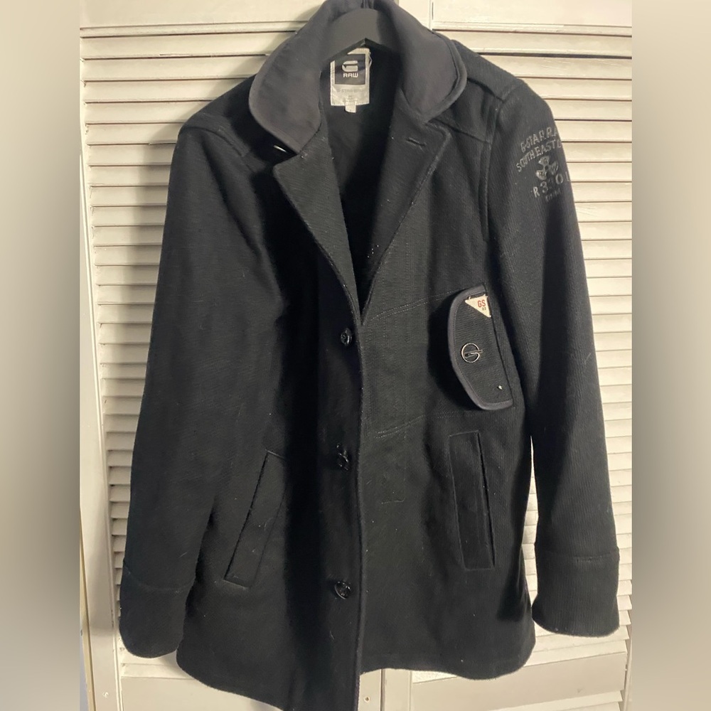 G star raw 3/4 length jacket. Heavy durable material